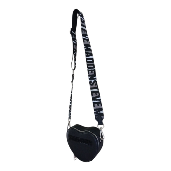 Steve Madden Handbags - Steve Madden Black Heart-Shaped Crossbody